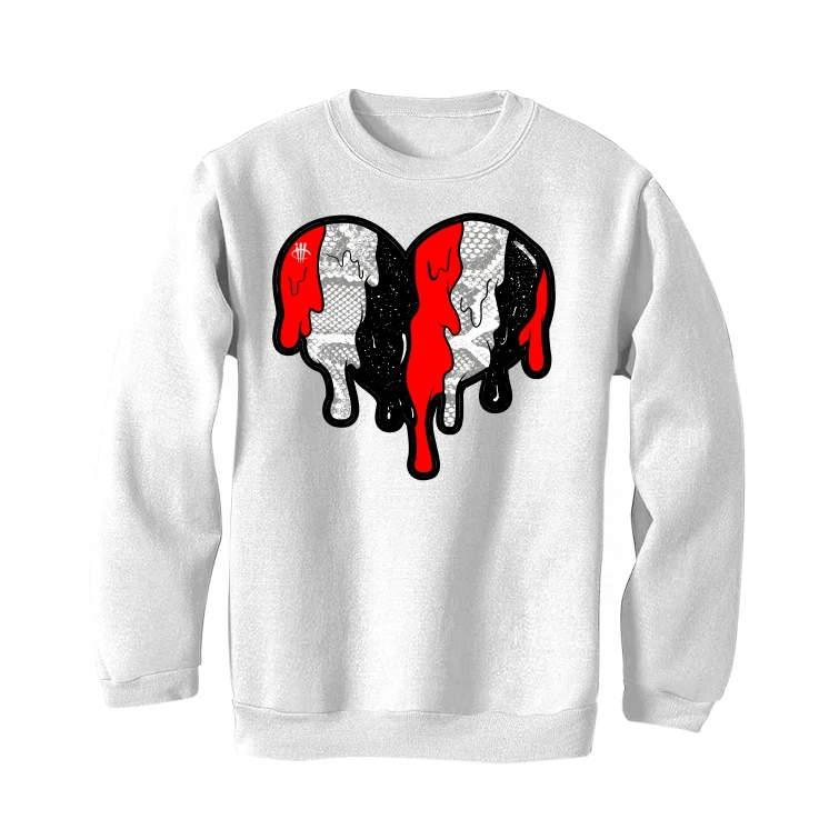 Air Jordan 2 “Python” | illcurrency White T-Shirt (Heart) - Image 4