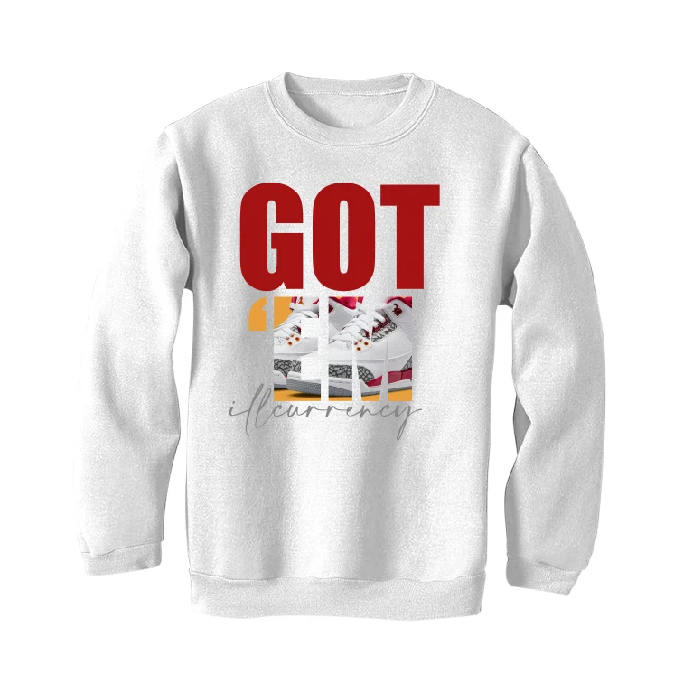 Air Jordan 3 “Cardinal” White T-Shirt (Got Em) - Image 4