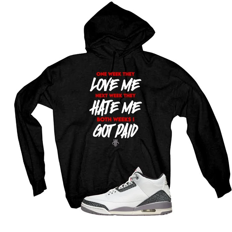 Air Jordan 3 Cement Grey Black T-Shirt (Paid)| illcurrency - Image 3