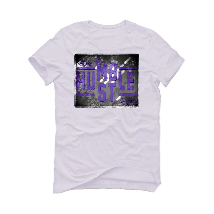 Air Jordan 3 Dark Iris - White T-Shirt (ALWAYS HUSTLE) - Image 2