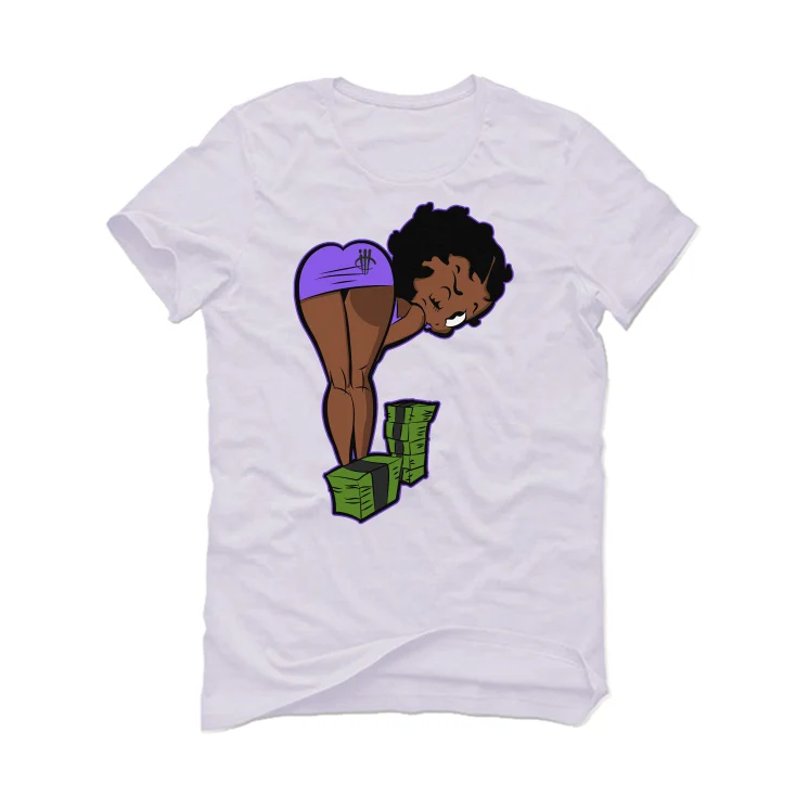 Air Jordan 3 Dark Iris - White T-Shirt (BOO) - Image 2