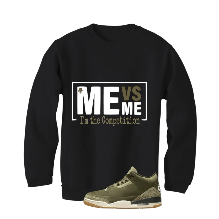 Air Jordan 3 Family Affair Matching T-Shirt, Sweatshirts & Hoodies Black T-Shirt (Me Vs Me)| illcurrency - Image 4