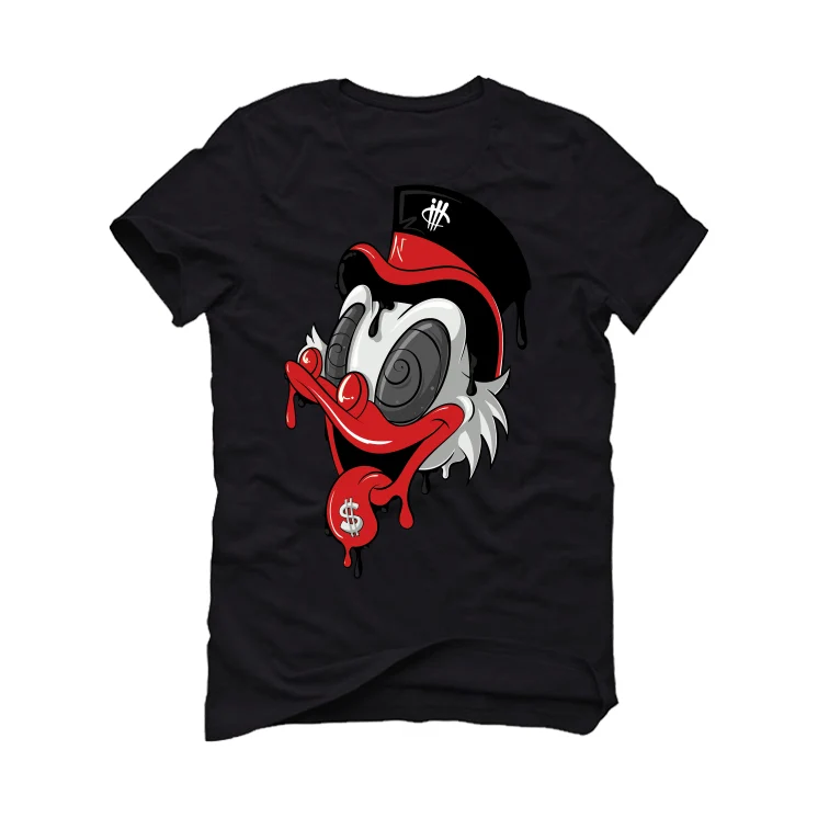 Air Jordan 3 “Fire Red” OG Black T-Shirt (Money Duck) - Image 2