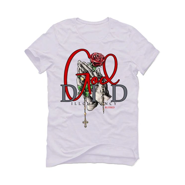Air Jordan 3 “Fire Red” OG White T-Shirt (God Did) - Image 2