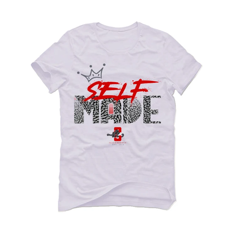 Air Jordan 3 “Fire Red” OG White T-Shirt (Self Made) - Image 2