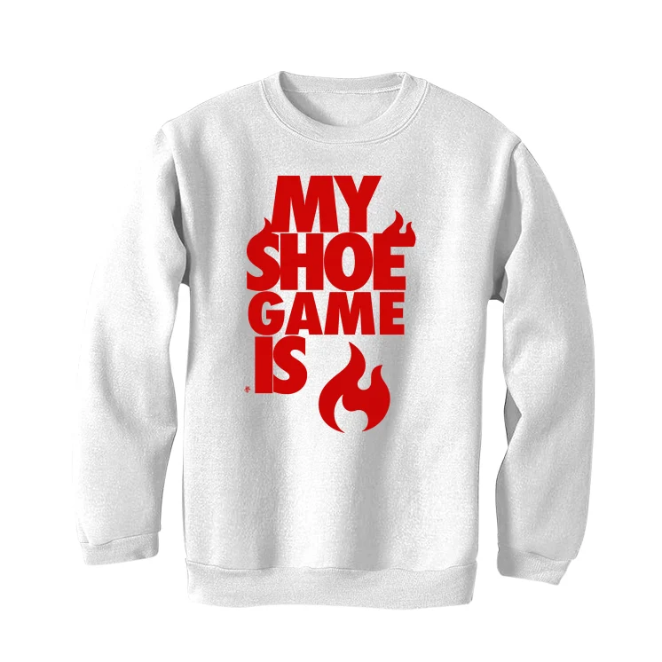 Air Jordan 3 “Fire Red” OG White T-Shirt (SHOE GAME) - Image 4
