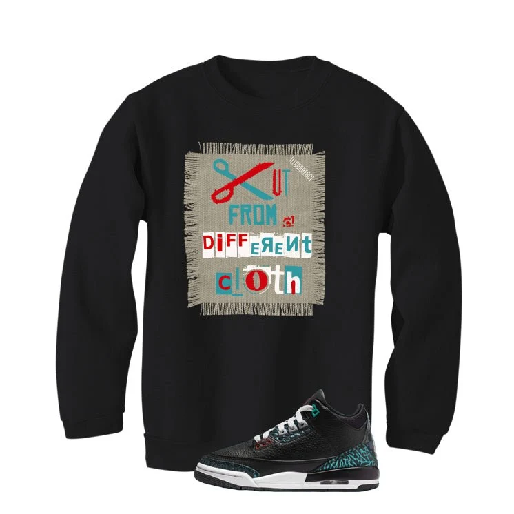 Air Jordan 3 GS Moto Black T-Shirt (Cut from a different cloth)| illcurrency - Image 4