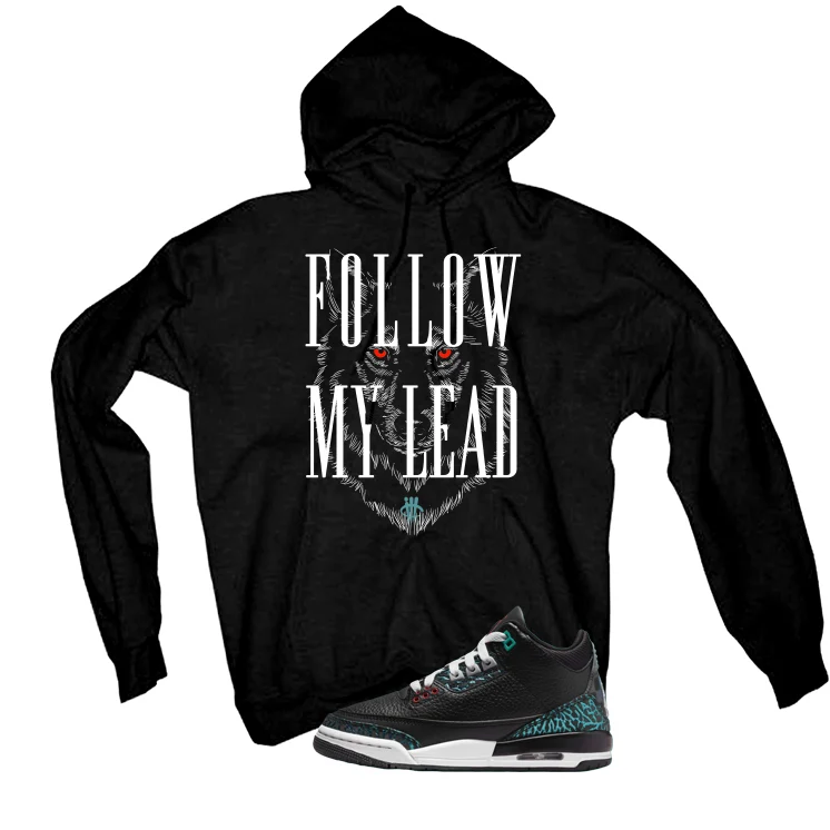 Air Jordan 3 GS Moto Black T-Shirt (Follow My Lead)| illcurrency - Image 3