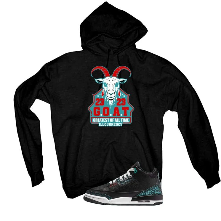 Air Jordan 3 GS Moto Black T-Shirt (GOAT 23)| illcurrency - Image 3