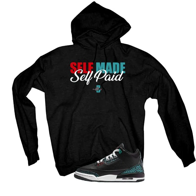Air Jordan 3 GS Moto Black T-Shirt (Self Made Self Paid)| illcurrency - Image 3
