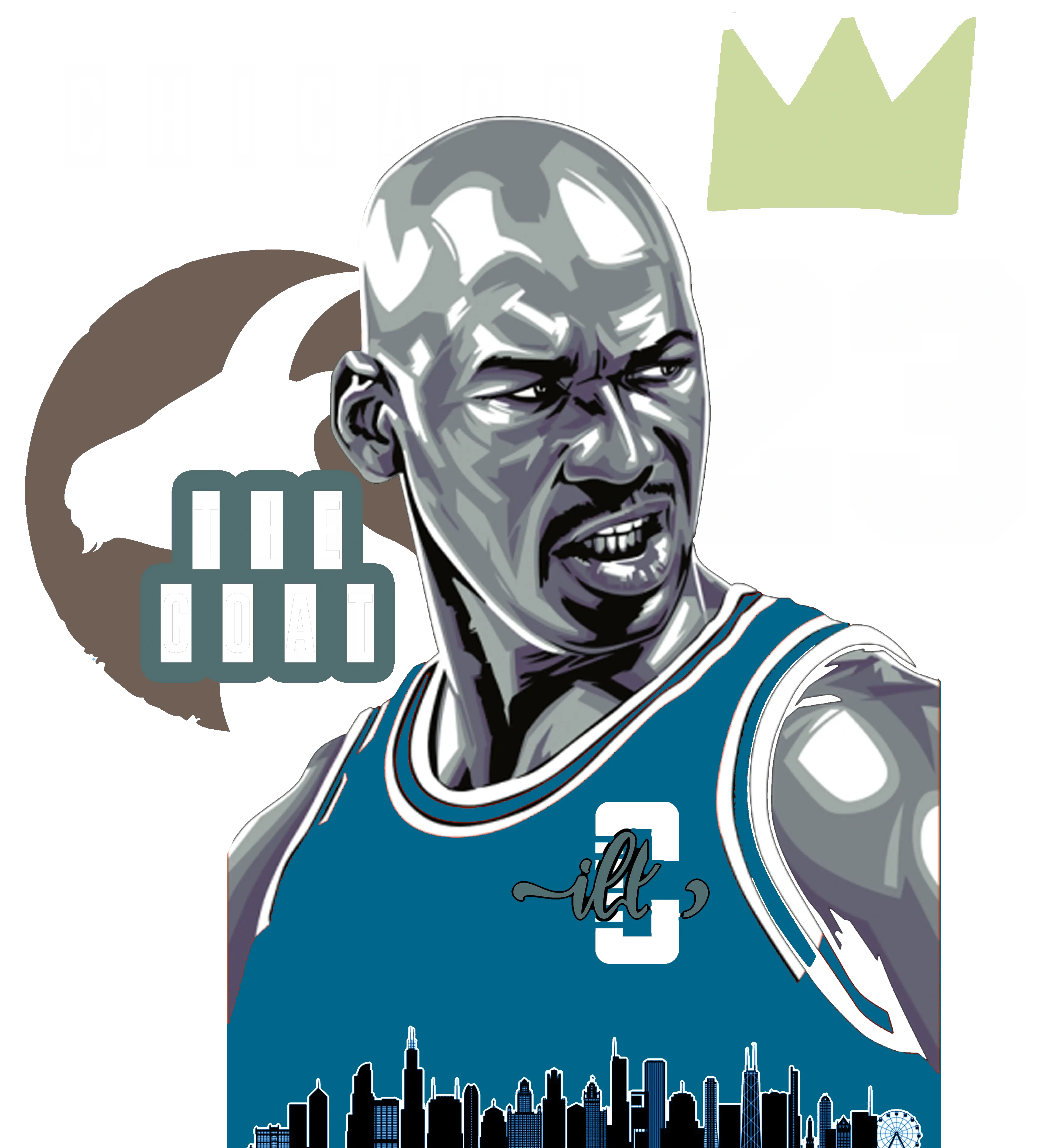 Air Jordan 3 GS We Outside Matching T-Shirt, Sweatshirts & Hoodies Black T-Shirt (The Goat)| illcurrency