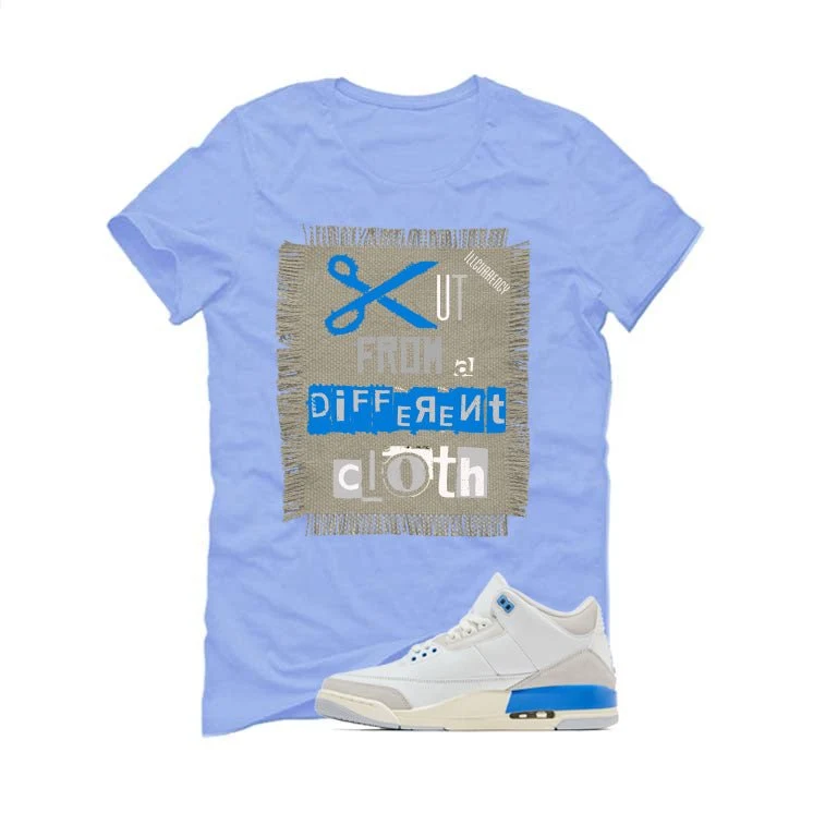 Air Jordan 3 Lucky Shorts Carolina Blue T-Shirt (Cut from a different cloth)| illcurrency - Image 2