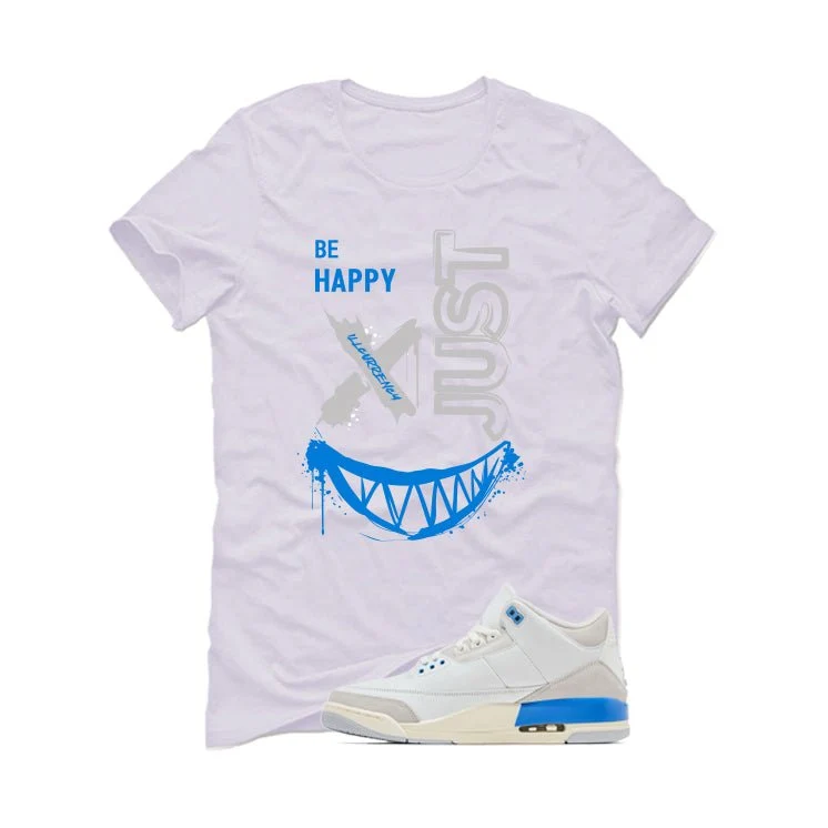 Air Jordan 3 Lucky Shorts White T-Shirt (Be Happy)| illcurrency - Image 2