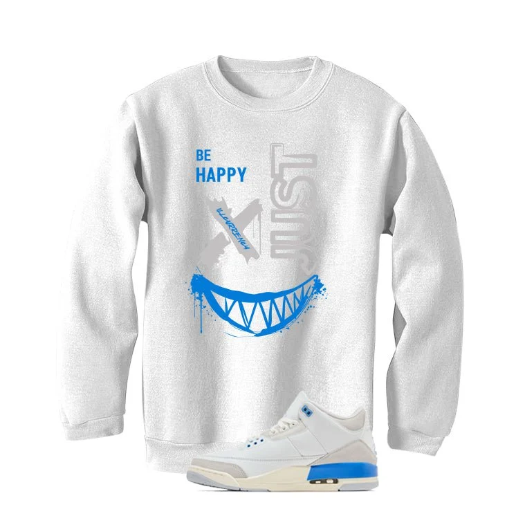 Air Jordan 3 Lucky Shorts White T-Shirt (Be Happy)| illcurrency - Image 4
