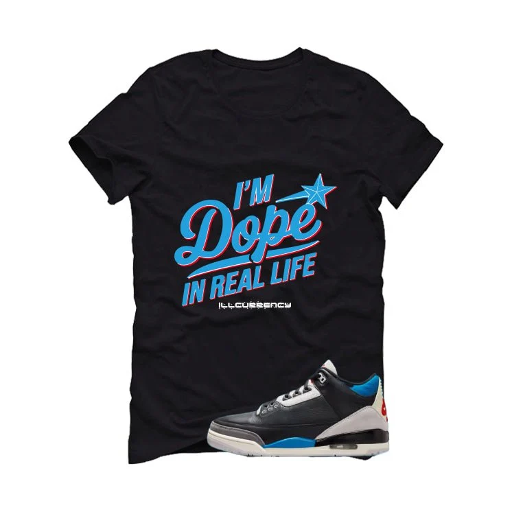 Air Jordan 3 OG Rare Air Black T-Shirt (DOPE)| illcurrency - Image 2