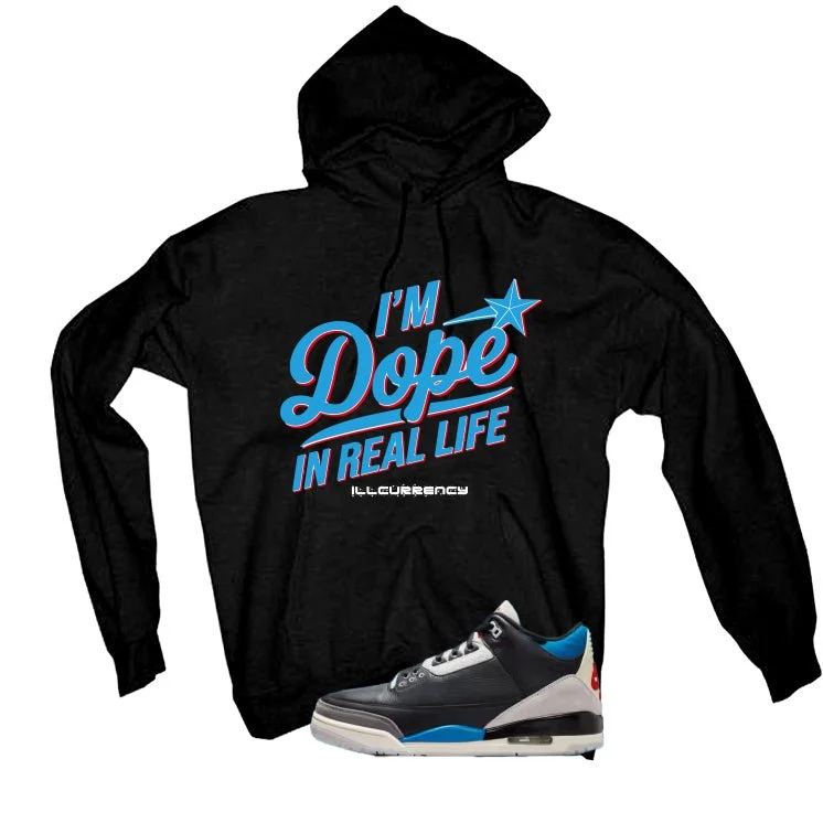 Air Jordan 3 OG Rare Air Black T-Shirt (DOPE)| illcurrency - Image 3