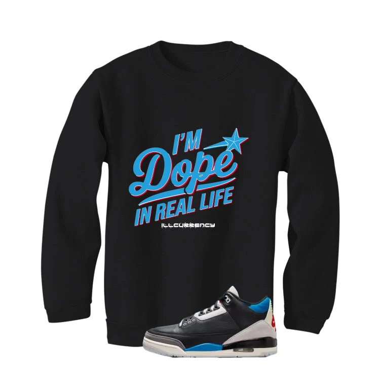 Air Jordan 3 OG Rare Air Black T-Shirt (DOPE)| illcurrency - Image 4