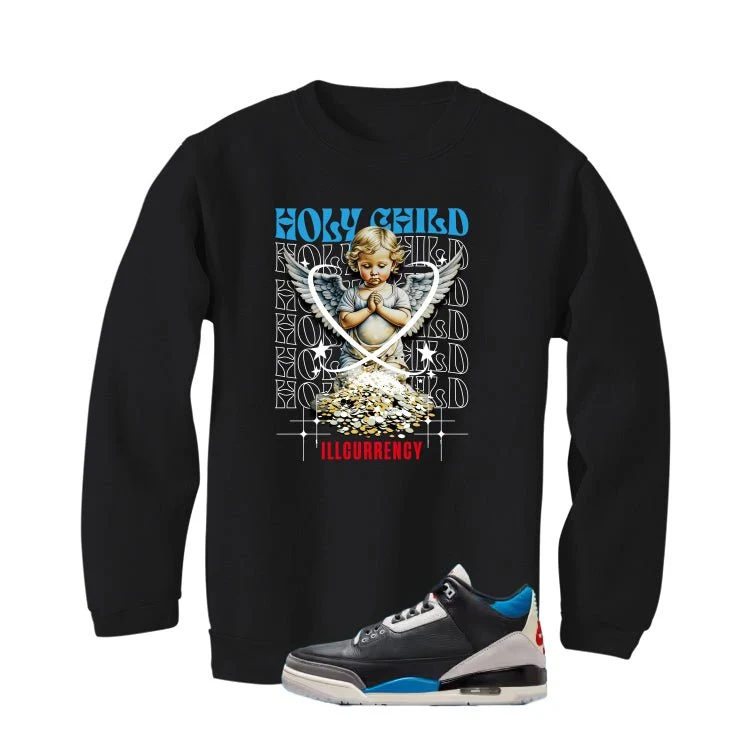 Air Jordan 3 OG Rare Air Black T-Shirt (Holy Child)| illcurrency - Image 4