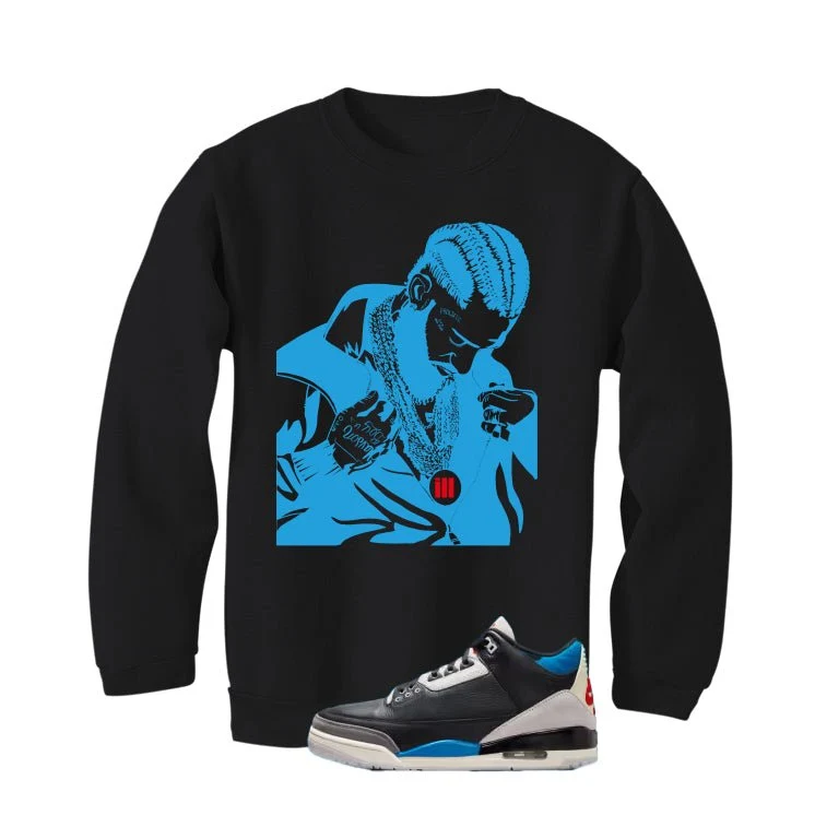 Air Jordan 3 OG Rare Air Black T-Shirt (Nipsey)| illcurrency - Image 4