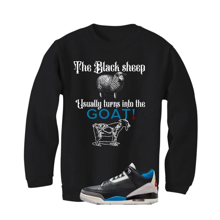 Air Jordan 3 OG Rare Air Black T-Shirt (the black sheep usually turns into the GOAT!)| illcurrency - Image 4