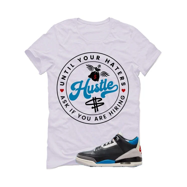 Air Jordan 3 OG Rare Air White T-Shirt (Haters Catch Up)| illcurrency - Image 2