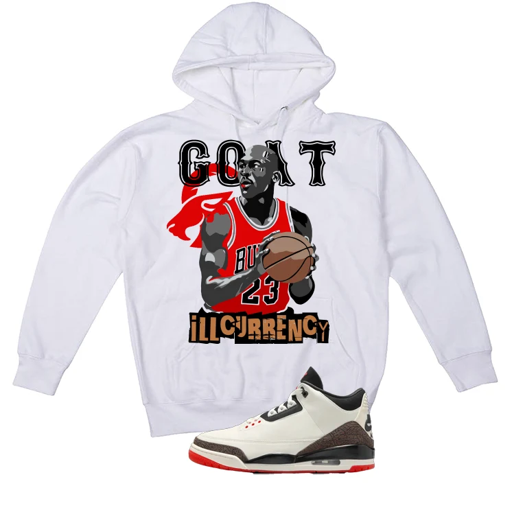 Air Jordan 3 OG World’s Best Dad Matching T-Shirt, Sweatshirts, & Hoodies White T-Shirt (GOAT 23)| illcurrency - Image 3