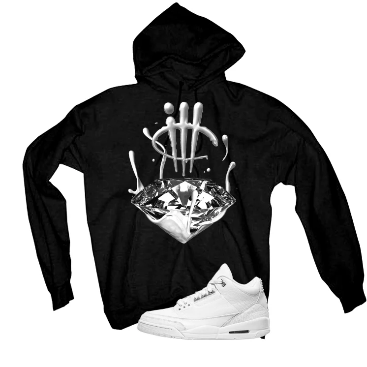 Air Jordan 3 Pure Money Black T-Shirt (Drip)| illcurrency - Image 3
