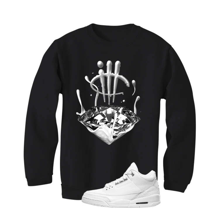 Air Jordan 3 Pure Money Black T-Shirt (Drip)| illcurrency - Image 4