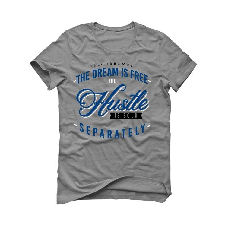 Air Jordan 3 “Racer Blue” 2021 Grey T-Shirt (The Dream is free) - Image 2
