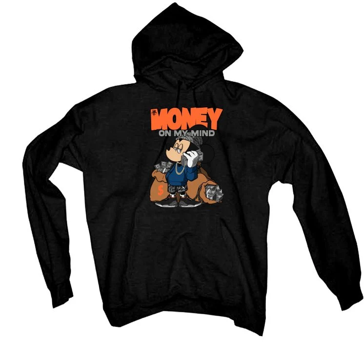 Air Jordan 3 Retro “Fear” | illcurrency Black T-Shirt (money on my mind) - Image 3