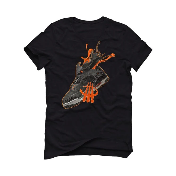 Air Jordan 3 Retro “Fear” | illcurrency Black T-Shirt (SPLASH 3) - Image 2