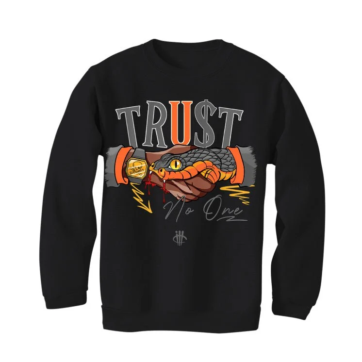 Air Jordan 3 Retro “Fear” | illcurrency Black T-Shirt (TRUST NO ONE) - Image 4