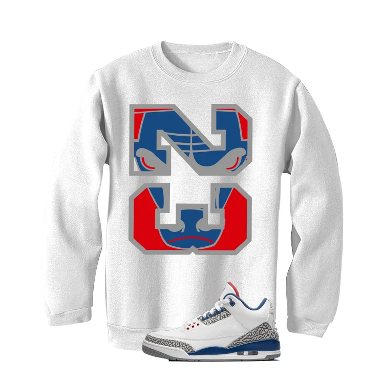 Air Jordan 3 True Blue Matching T-Shirt White T-Shirt (23)| illcurrency - Image 4