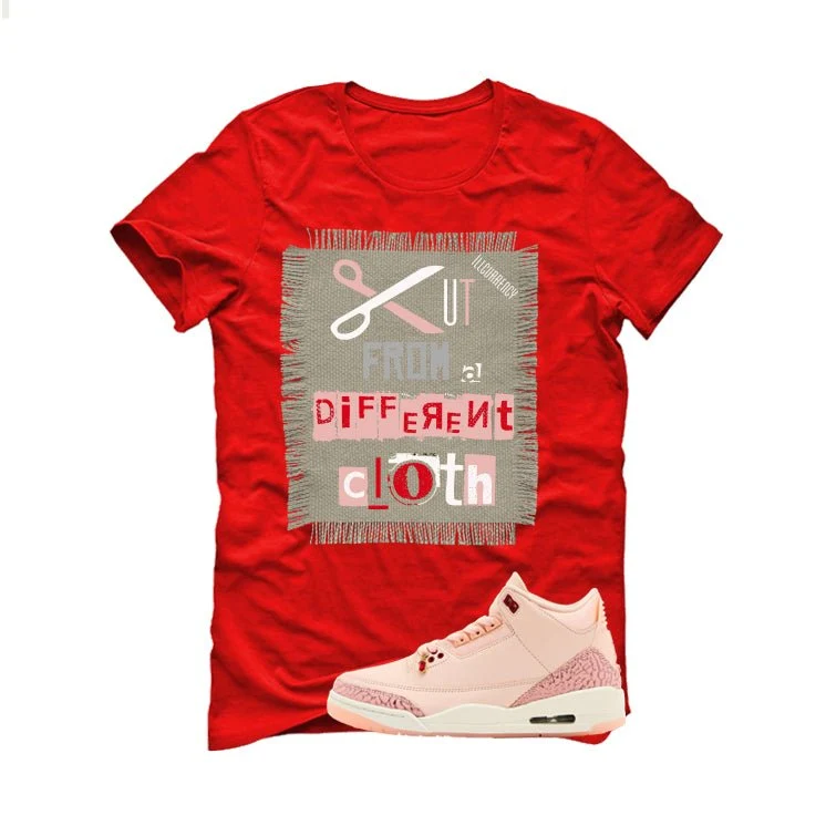 Air Jordan 3 Valentine’s Day Red T-Shirt (Cut from a different cloth)| illcurrency - Image 2
