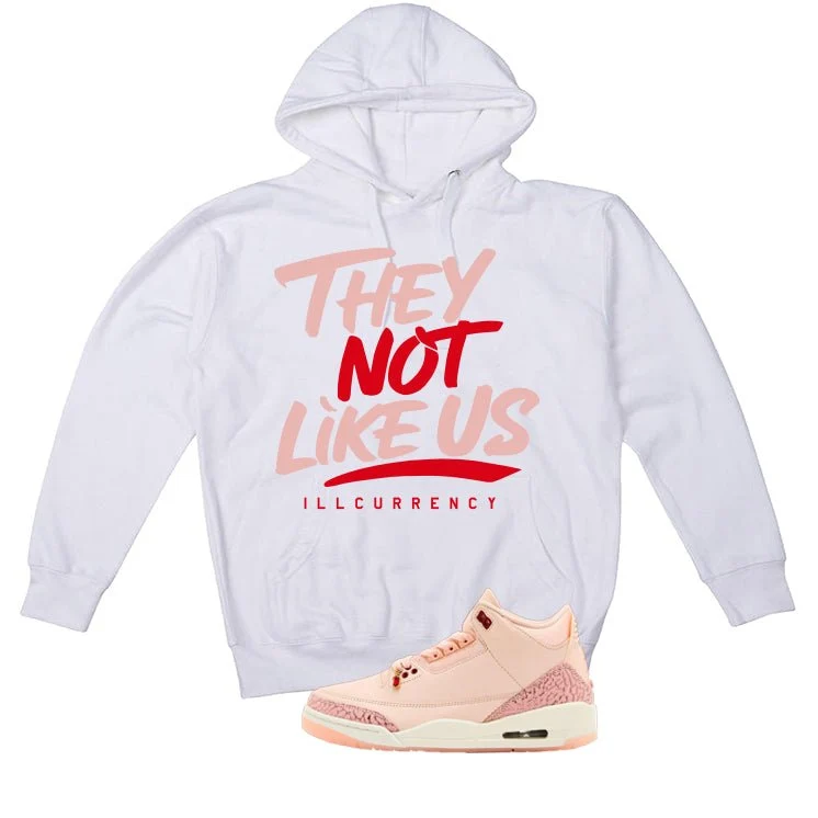 Air Jordan 3 Valentine’s Day White T-Shirt (They not like us)| illcurrency - Image 3