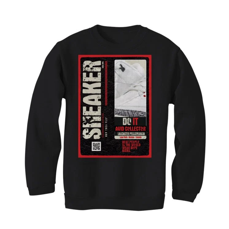Air Jordan 3 “White Cement Reimagined” | illcurrency Black T-Shirt (SNEAKER COLLECTOR) - Image 4