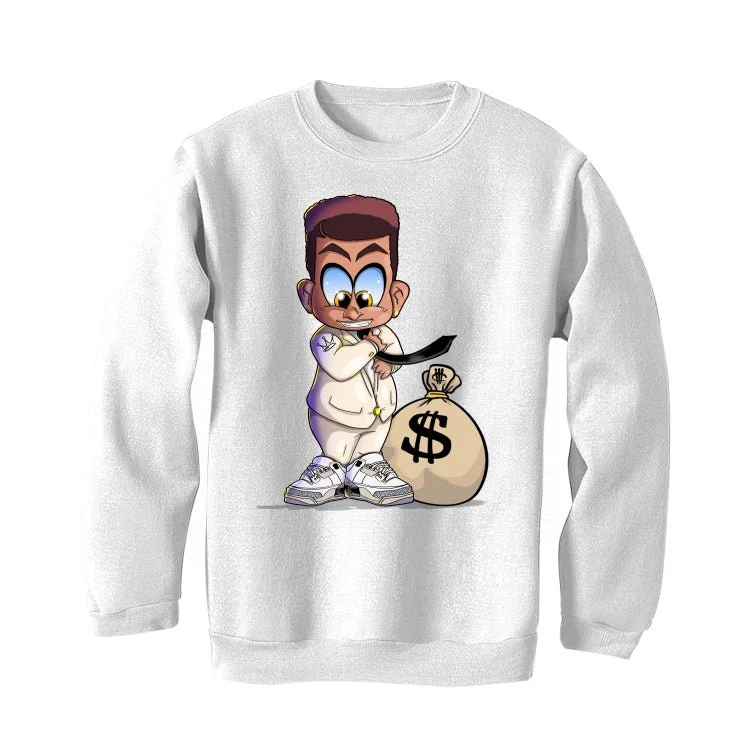 Air Jordan 3 “White Cement Reimagined” | illcurrency White T-Shirt (Baby Boss) - Image 4