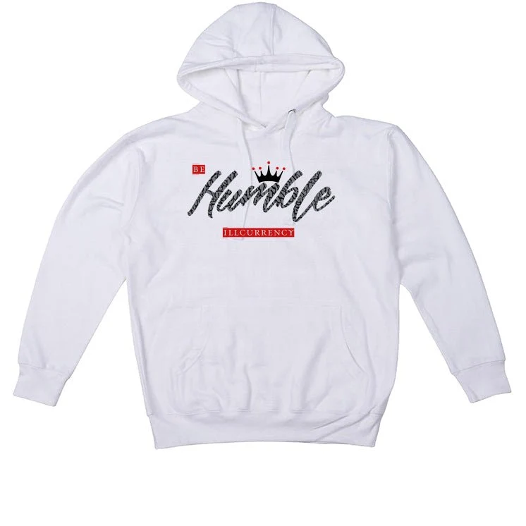 Air Jordan 3 White Cement Reimagined - White T-Shirt (Be Humble) - Image 3