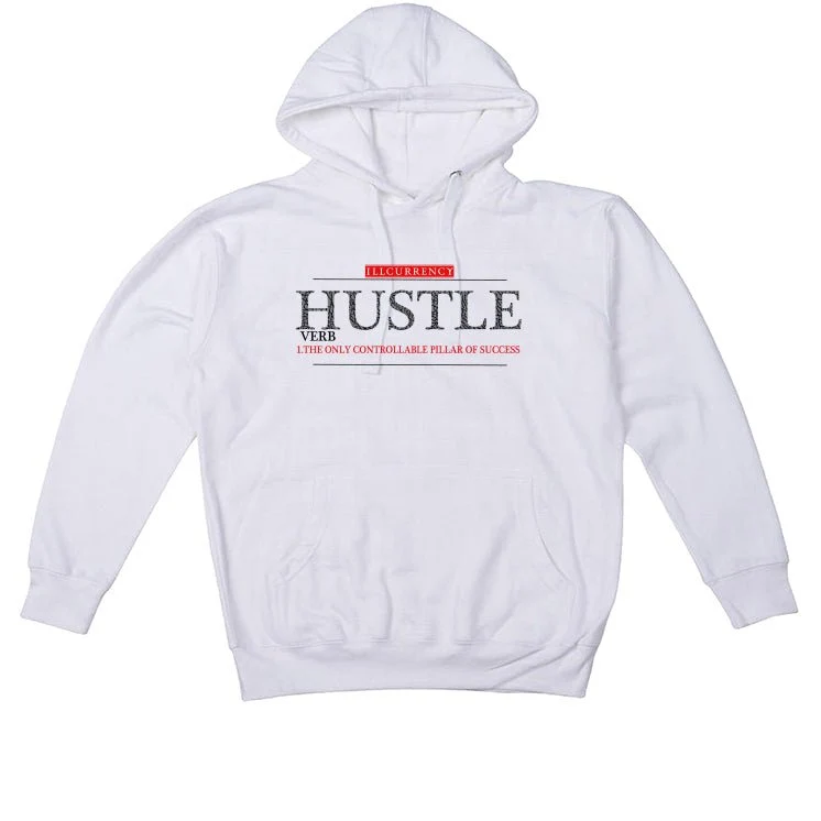 Air Jordan 3 White Cement Reimagined - White T-Shirt (Hustle Definition) - Image 3