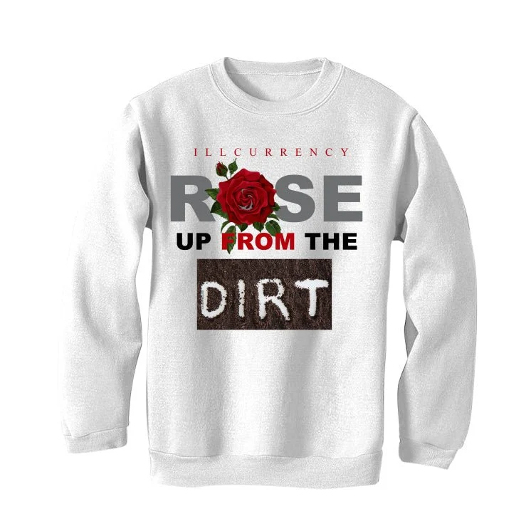 Air Jordan 3 White Cement Reimagined - White T-Shirt (Rose up from the dirt) - Image 4