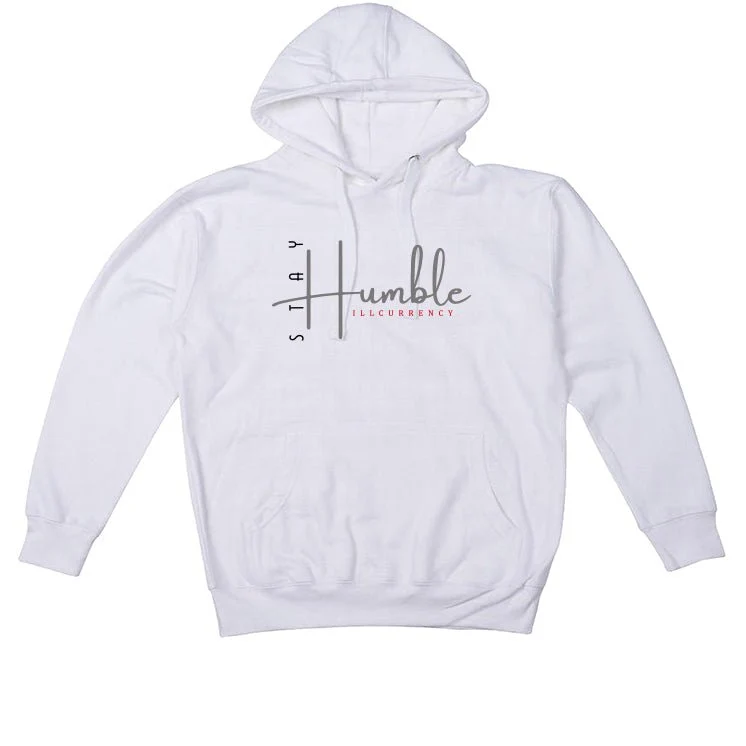 Air Jordan 3 “White Cement Reimagined” | illcurrency White T-Shirt (Stay Humble) - Image 3