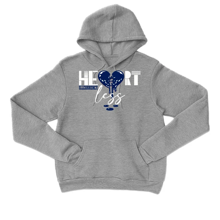 AIR JORDAN 3 “WHITE NAVY”| ILLCURRENCY Grey T-Shirt (Heartless) - Image 2