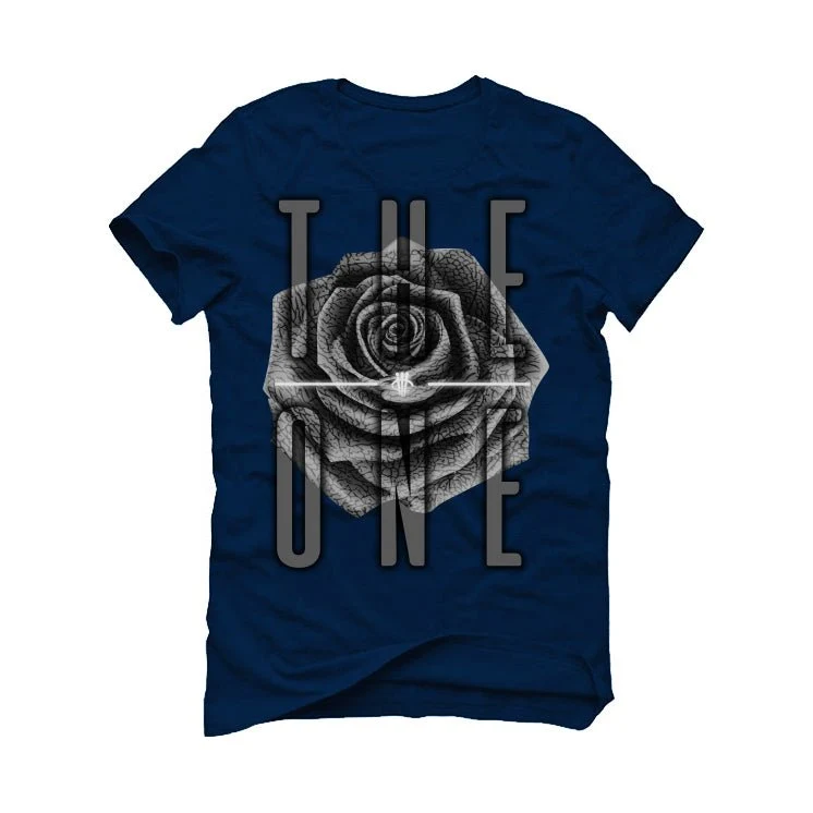 AIR JORDAN 3 “WHITE NAVY”| ILLCURRENCY Navy Blue T-Shirt (The One) - Image 2
