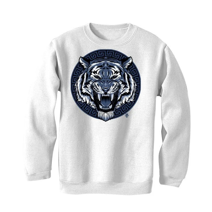 AIR JORDAN 3 “WHITE NAVY”| ILLCURRENCY White T-Shirt (ANGRY TIGER) - Image 4