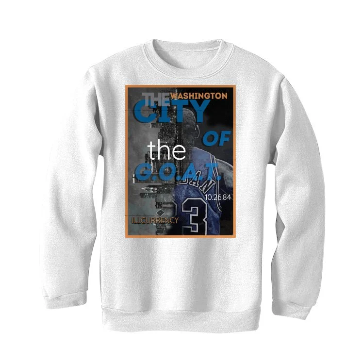 Air Jordan 3 "Wizards" | illcurrency White T-Shirt (CITY OF THE GOAT) - Image 4
