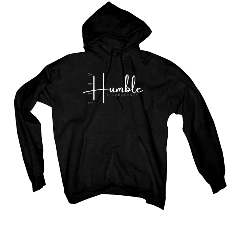 Air Jordan 3 WMNS Oreo aka Off Noir | illcurrency Black T-Shirt (Stay Humble) - Image 3