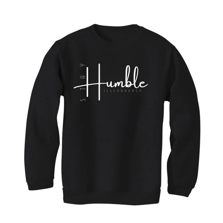 Air Jordan 3 WMNS Oreo aka Off Noir | illcurrency Black T-Shirt (Stay Humble) - Image 4