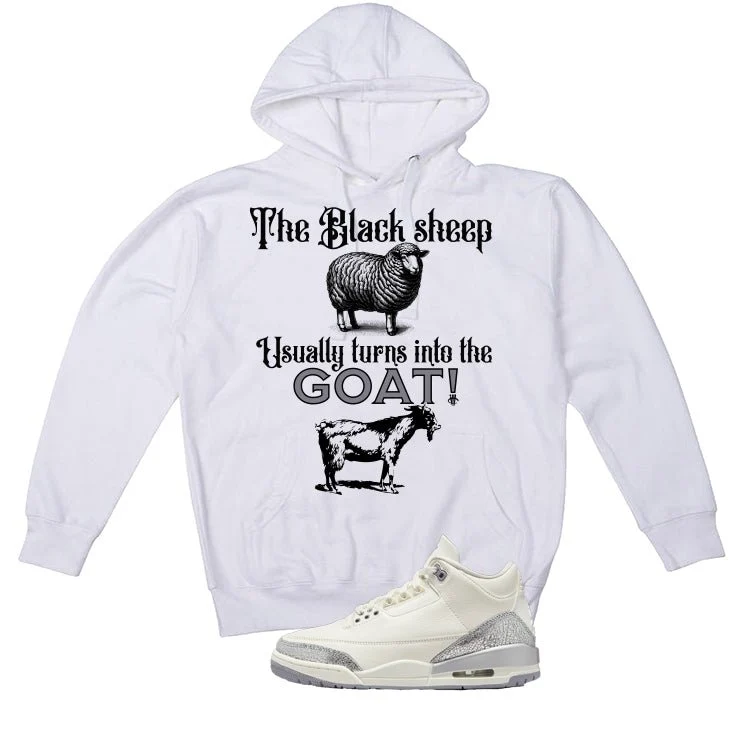 Air Jordan 3 WMNS Sail White T-Shirt (the black sheep usually turns into the GOAT!)| illcurrency - Image 3