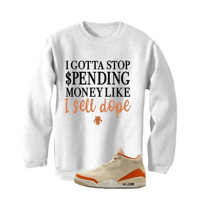 Air Jordan 3 WMNS Starfish White T-Shirt (Gotta Stop Spending Money)| illcurrency - Image 4