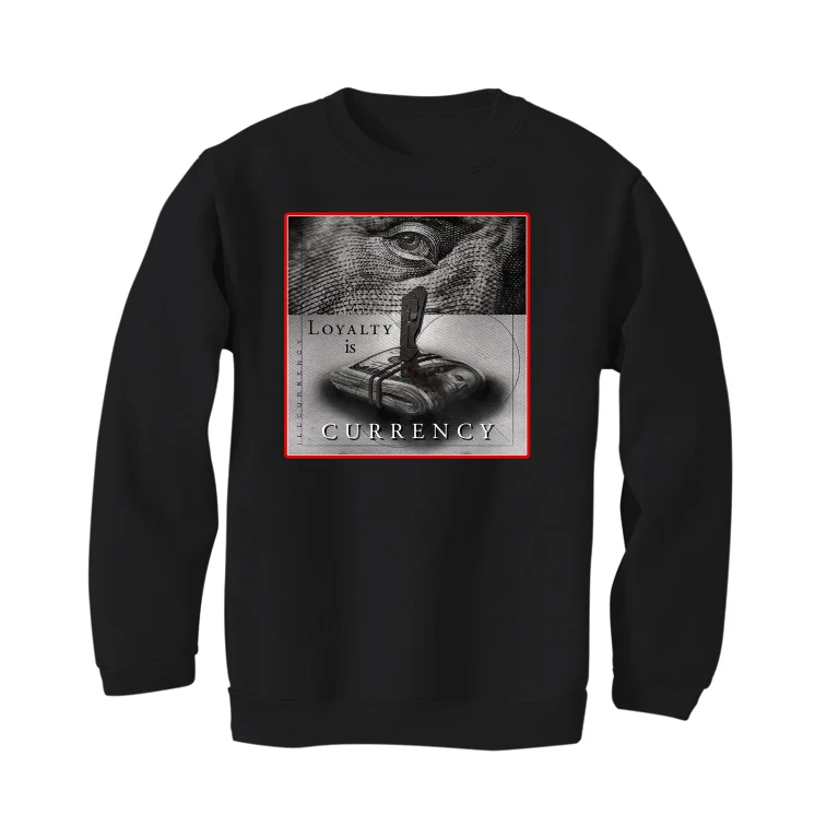 Air Jordan 4 “Black Canvas”| ILLCURRENCY Black T-Shirt (CURRENCY) - Image 4